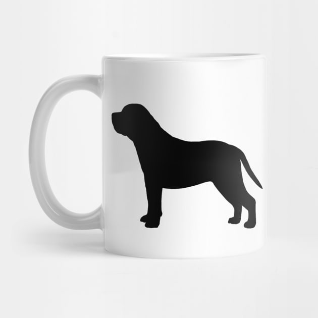 Mastiff Silhouette by Coffee Squirrel